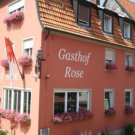 Gasthof Hotel Rose Obereisenheim Exterior foto