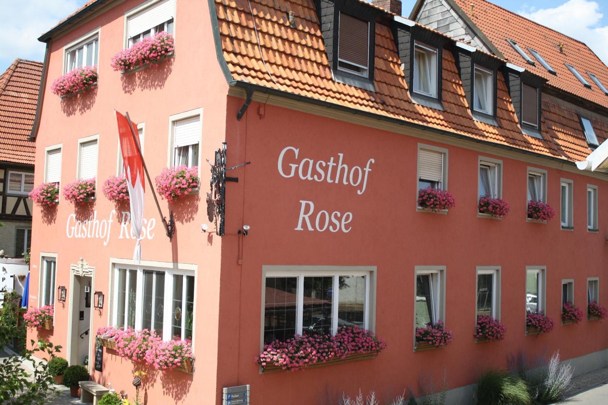 Gasthof Hotel Rose Obereisenheim Exterior foto